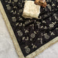 Space Satin Bits Sequence Work Saree With Contrast Running Blouse