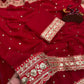 ✨ KARVA CHAUTH SPECIAL RED COLOUR DESIGNER SEQUINS SAREE ✨