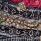 Beautiful Soft And Elegant Original Japan Satin Ajarak Print Saree
