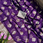 Beautiful Exclusive Fancy Viscose Saree with Woven Border & Running Blouse