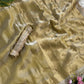 Premium Banarasi Satin Silk Saree with Gungroo & Lace Border