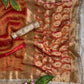 Premium Banarasi Satin Silk Saree with Gungroo & Lace Border