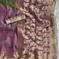 Premium Banarasi Satin Silk Saree with Gungroo & Lace Border