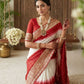 Elegant Designer Saree with Heavy Jacquard Border