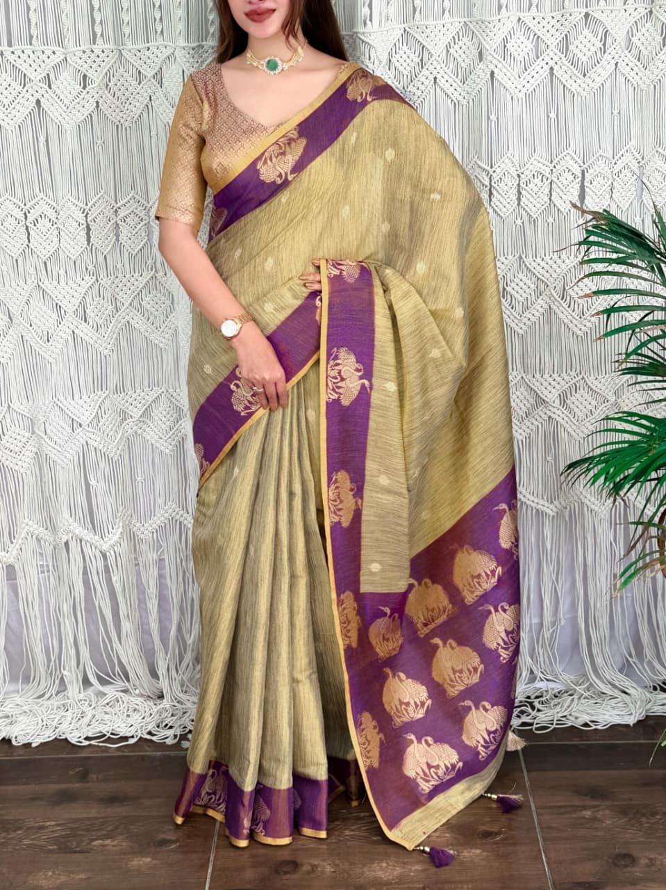 The Royal Weave – Cotton Silk Saree