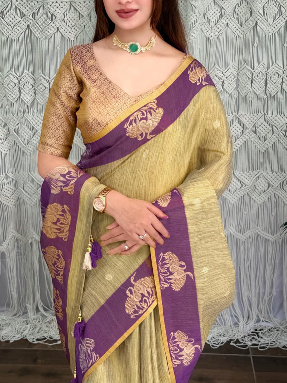 The Royal Weave – Cotton Silk Saree
