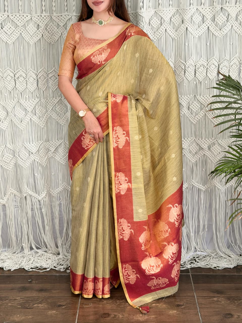 The Royal Weave – Cotton Silk Saree