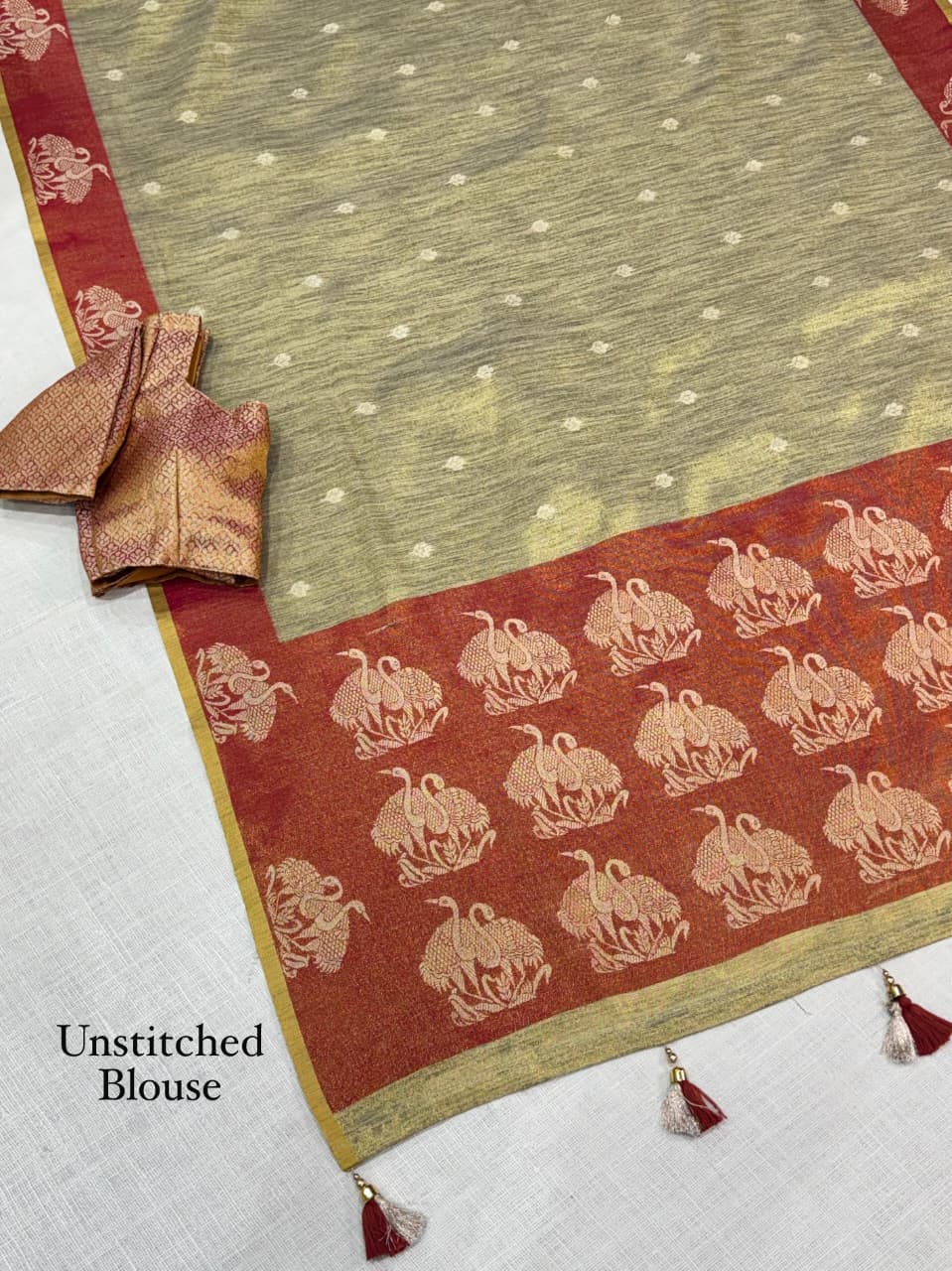 The Royal Weave – Cotton Silk Saree