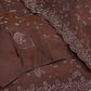 Royal Brown Sequin & Bead Embroidered Saree
