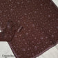 Royal Brown Sequin & Bead Embroidered Saree