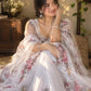 Premium Soft Tebby Silk Saree with Digital Floral Print & Hand Moti Work