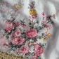 Premium Soft Tebby Silk Saree with Digital Floral Print & Hand Moti Work
