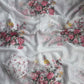 Premium Soft Tebby Silk Saree with Digital Floral Print & Hand Moti Work