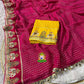 ✨ ROYAL VISCOSE CHECK DESIGNER SAREE ✨