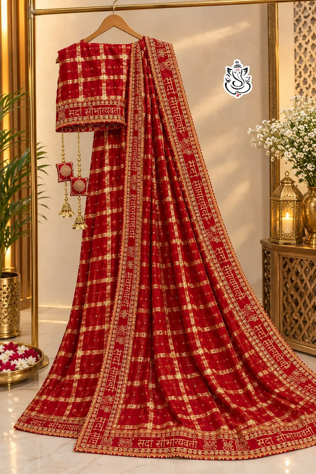 🌺 Traditional Elegance – Sada Saubhagyawati Special