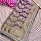 Designer Ghungroo Tissue Silk Saree