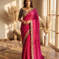💎 Designer Space Silk Saree | Bead, Sequin & Zari Work