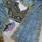 💎 Designer Space Silk Saree | Bead, Sequin & Zari Work