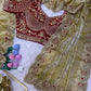 💎 Designer Space Silk Saree | Bead, Sequin & Zari Work