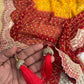 Designer Viscose Georgette Saree with Sequence Cutwork Lace & Tassels