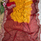 Designer Viscose Georgette Saree with Sequence Cutwork Lace & Tassels