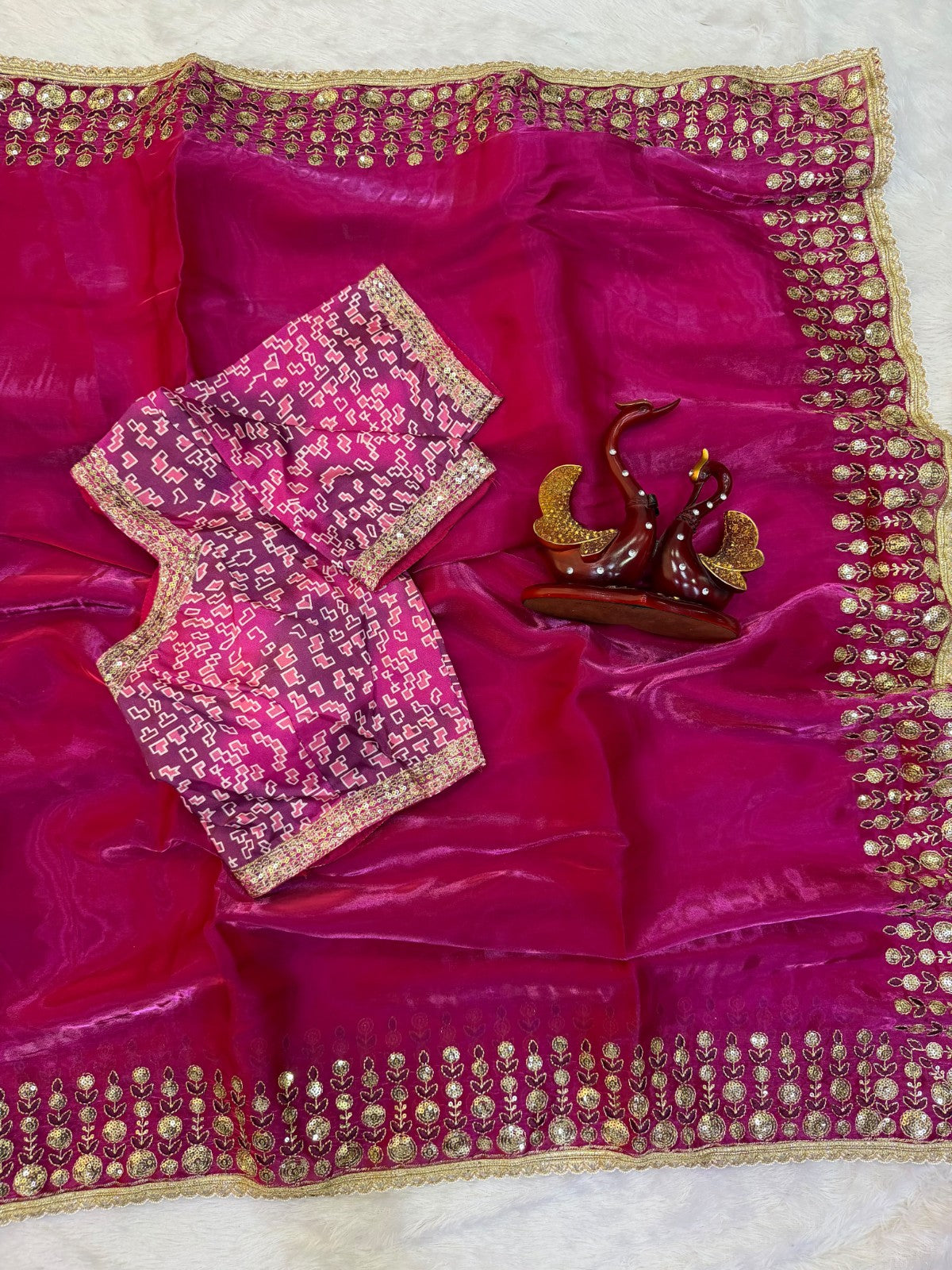 🔥 Latest Designer Sequins Saree Collection – Festive Special