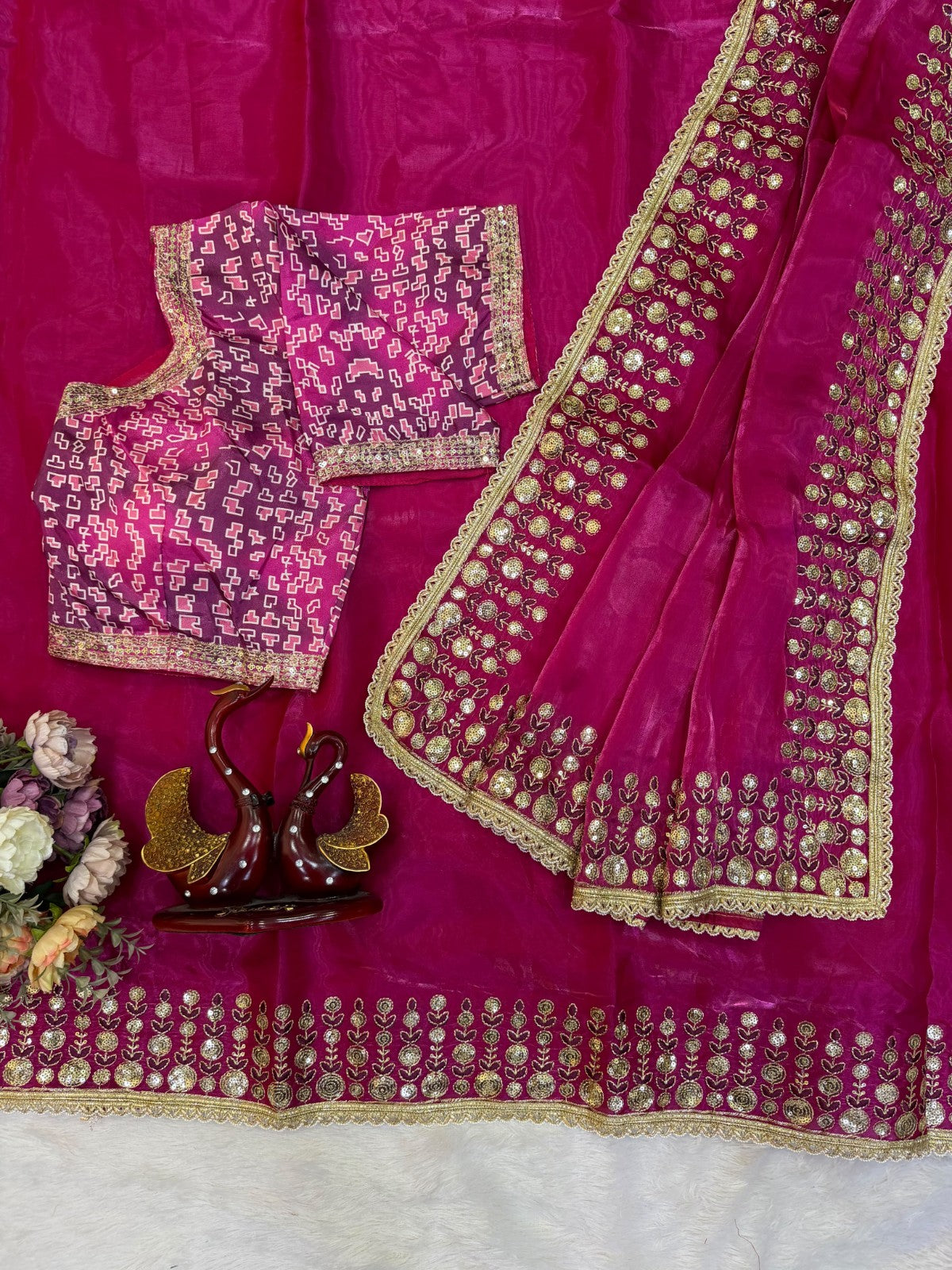 🔥 Latest Designer Sequins Saree Collection – Festive Special