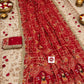Karwa Chauth & Teej Special ✨ | Dola Viscose Meena Saree with Handwork & Mirror Work