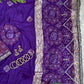 ✨ Elegant Patola Bandhani – Weaving, Cutdana & Embroidery Work