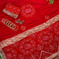 ✨ Elegant Patola Bandhani – Weaving, Cutdana & Embroidery Work