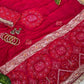✨ Elegant Patola Bandhani – Weaving, Cutdana & Embroidery Work