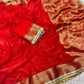 🌸 Elegant Ghungroo Work Banarasi Satin Chiffon Saree