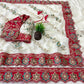 Elegant Multi Embroidery Rangoli Silk Saree with Cut Work Lace 🌸