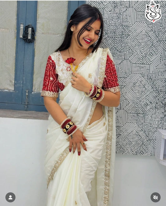 Dream Wedding Collection  Beautiful multi coding sequence saree
