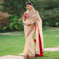 Gold Designer Soft Organza Saree