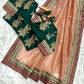 Beautiful sequins and cording Embroidery work lace border
