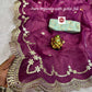 Beautiful net organza Designer saree with C*pallu