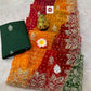 Soft Georgette Bhandhni Printed Saree