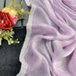 Premium Space Silk Saree with Handwork Lace
