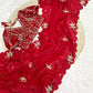 Premium Fandy Silk Saree with Heavy Beads Work