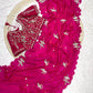 Premium Fandy Silk Saree with Heavy Beads Work