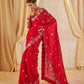 Faux Georgette  Bollywood BlockBuster Orignal Mirror Design