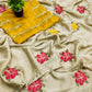 Soft Rangoli Silk Premium Embroidered Mirror Work Saree