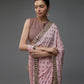 Heavy Faux Georgette Saree with 5MM Sequin Butti Work & Coding Embroidery Mirror Lace Border