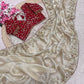 Premium Jimmy Chu Designer Saree with Stiched Blouse