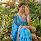 Soft & Elegant Hand-Dyed Viscose Saree with Zari Work & Designer Lace