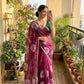 🌸 Premium Silk Saree with Handwork Border