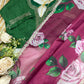 🌸 Premium Silk Saree with Handwork Border
