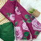 🌸 Premium Silk Saree with Handwork Border