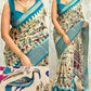 Designer printed Heritage Kalamkari Saree